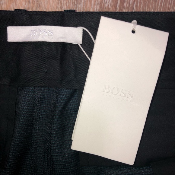 BOSS Hugo Boss Tamea 13 dark navy blue wool trousers dress pants NWT Size 4 - Picture 5 of 9
